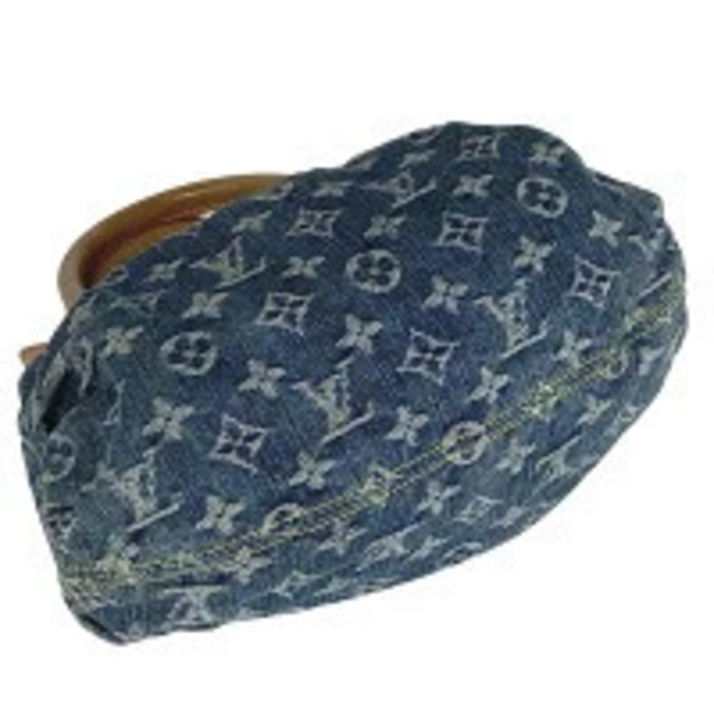 Louis Vuitton Handbag Pleaty Blue Denim Monogram